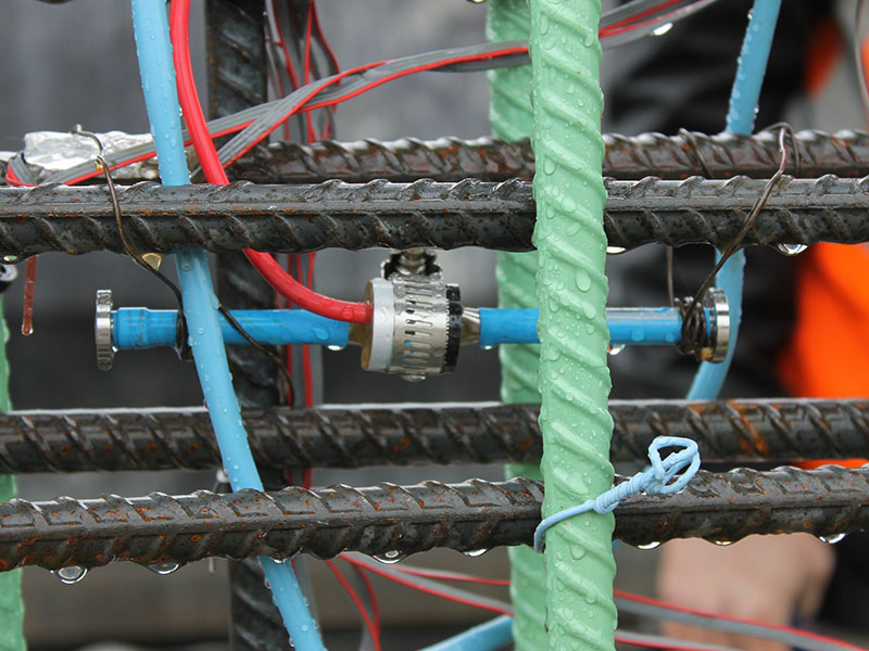 An upclose image of the work from Dr. Russell's and team's research project described in the article.