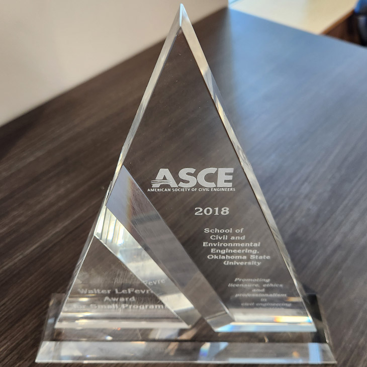 OSU’s CIVE selected by ASCE to receive the 2023 Walter LeFevre Award ...