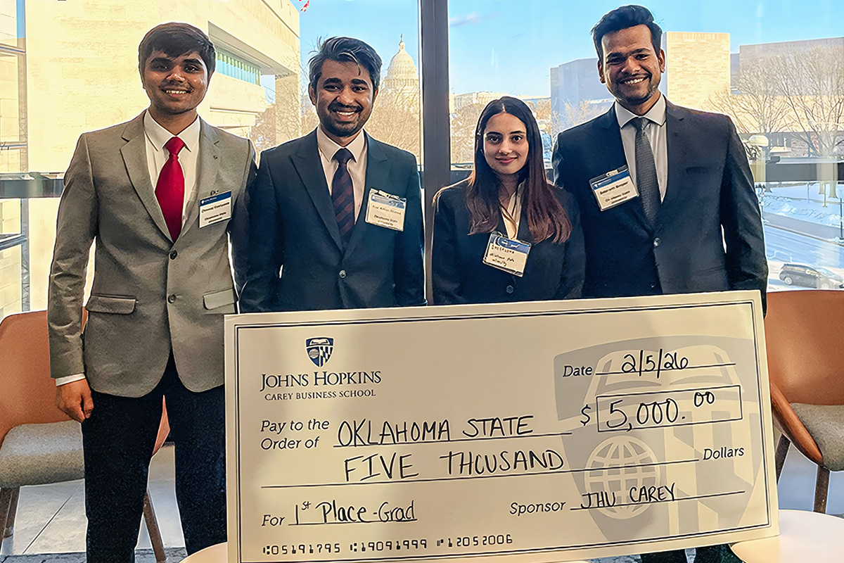 OSU team wins national data4good competition