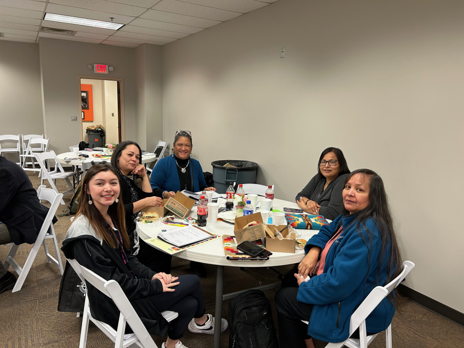 Safe System Approach for All workshop attendees seated around a table Safe System Approach for All workshop attendees seated around a table