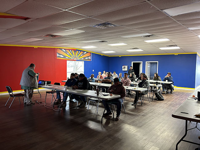 TTAP training attendees seated while receiving instruction TTAP training attendees seated while receiving instruction