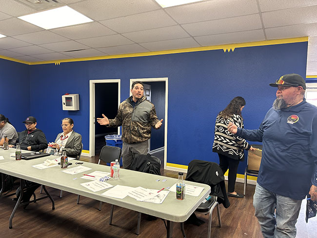 Training attendees participating in class discussion Training attendees participating in class discussion