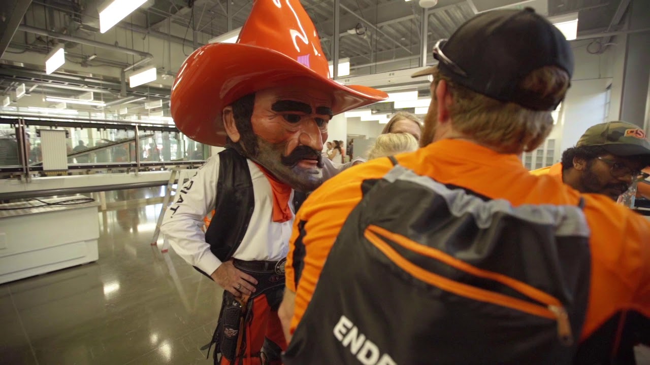 Pistol Pete during ENDEAVOR grand opening