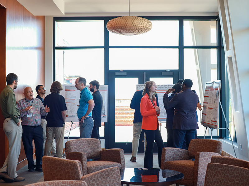 cibs-front-gal-2.jpg Students attending the CIBS meeting while the projects are presented