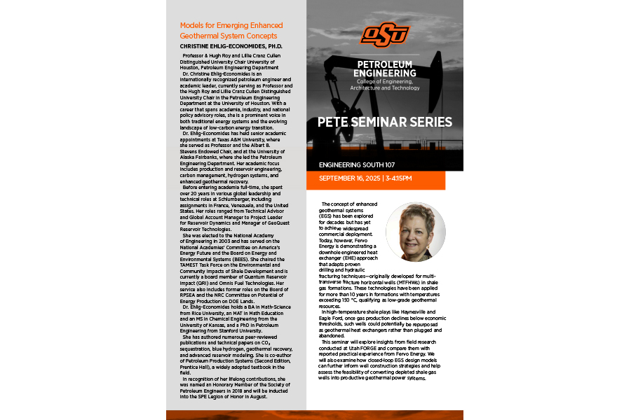 ceat seminar series flyer for Christine Ehlig