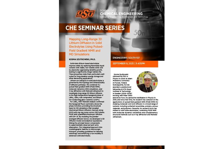 ceat seminar series flyer for Kosma Szutkowski