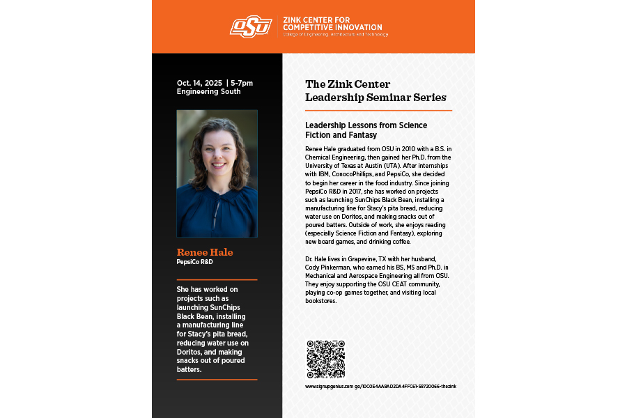 seminar series flyer for renee hale