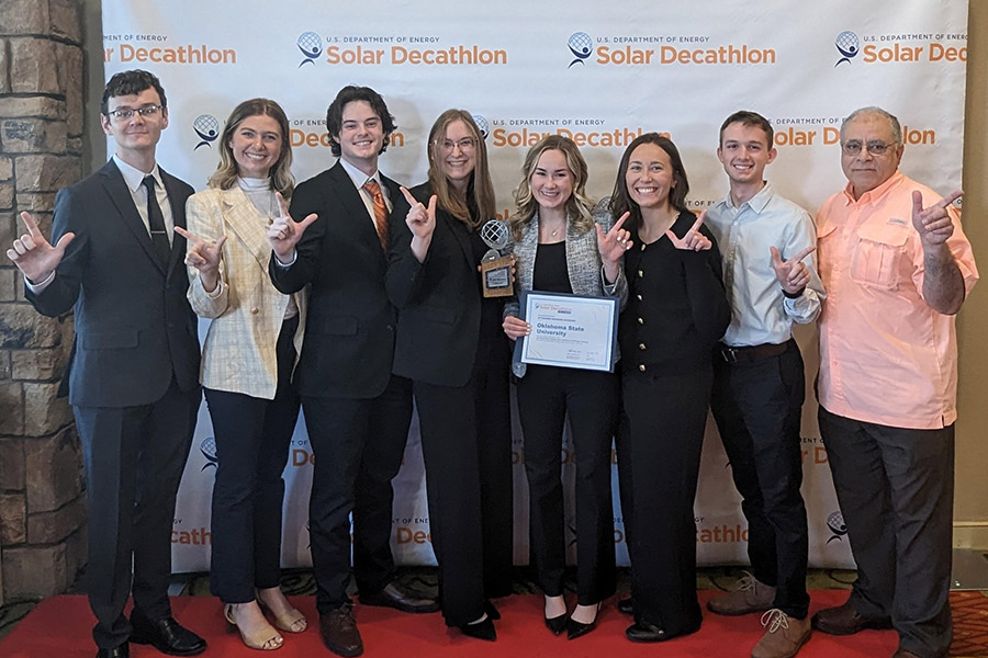 OSU team at the Solar Decathlon Design Challenge competition