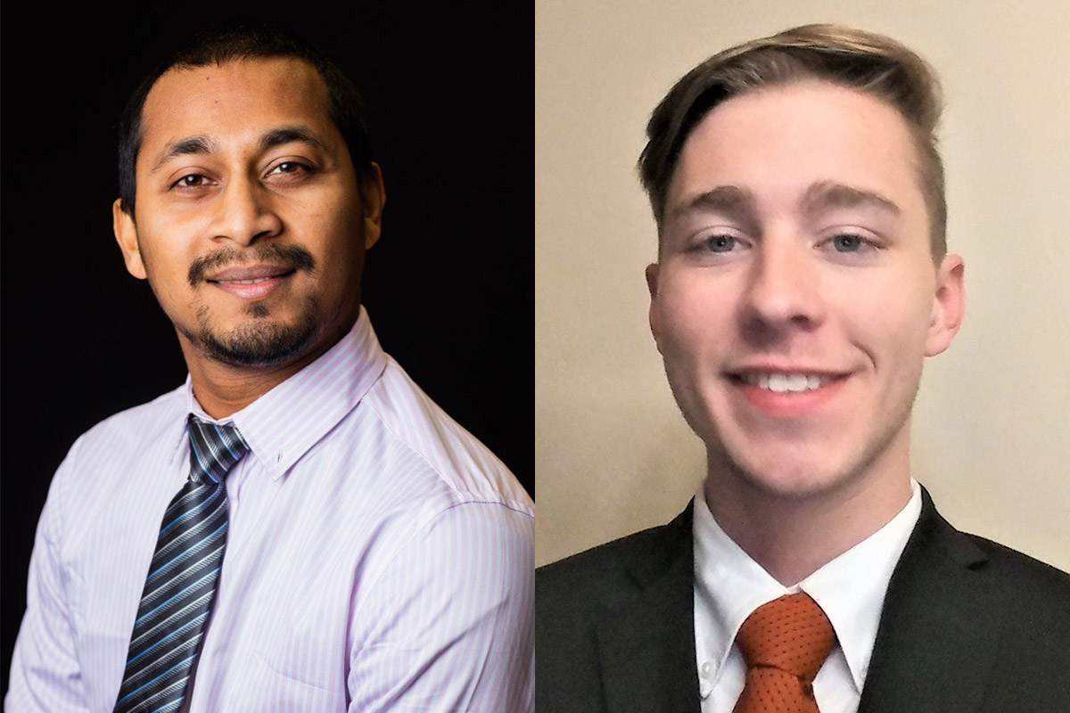 cie-scholars.jpg Mohammad Rashed Islam and Ted Sperry