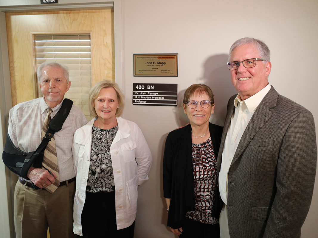 che-john-klopp-naming-ceremony-banner.jpg CHE honors John Klopp by naming a faculty office after him