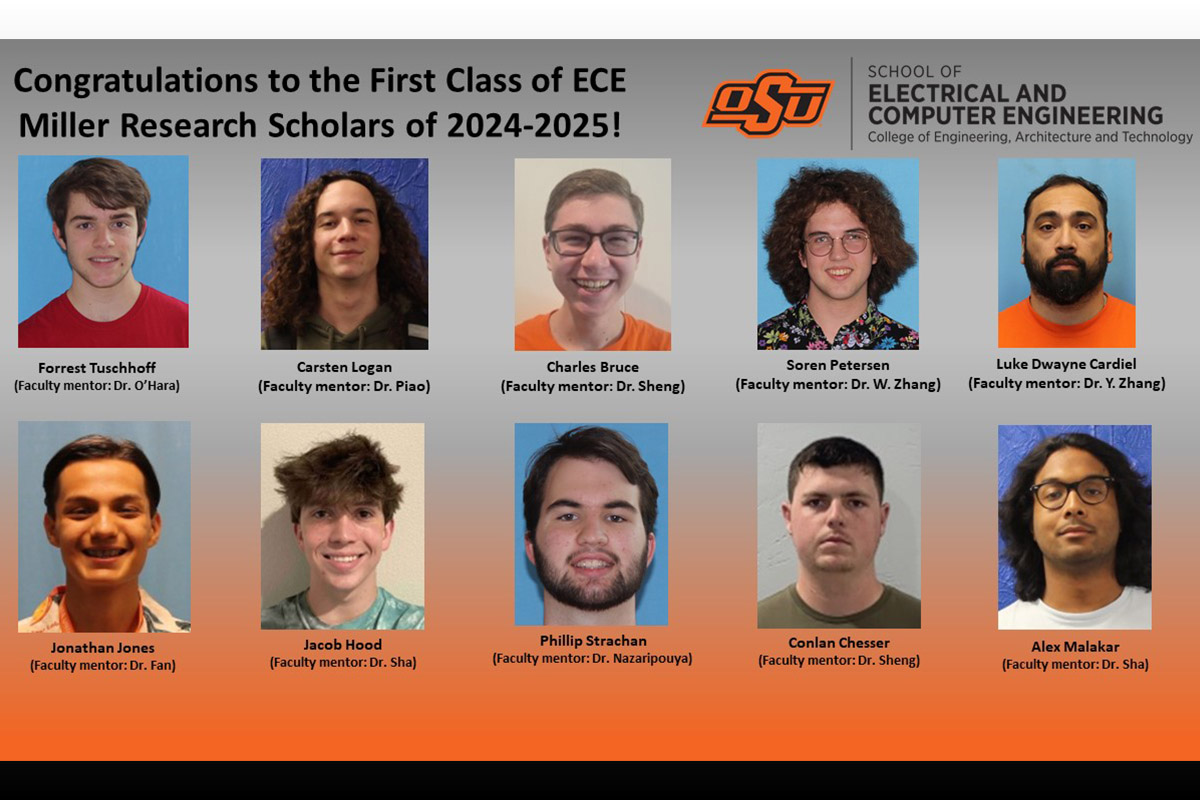 ecemiller-awards.jpg ECE Miller Research Scholars of 2024-2025