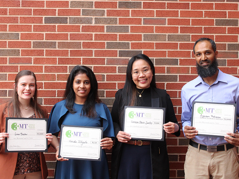 ECE winners of 3MT competition