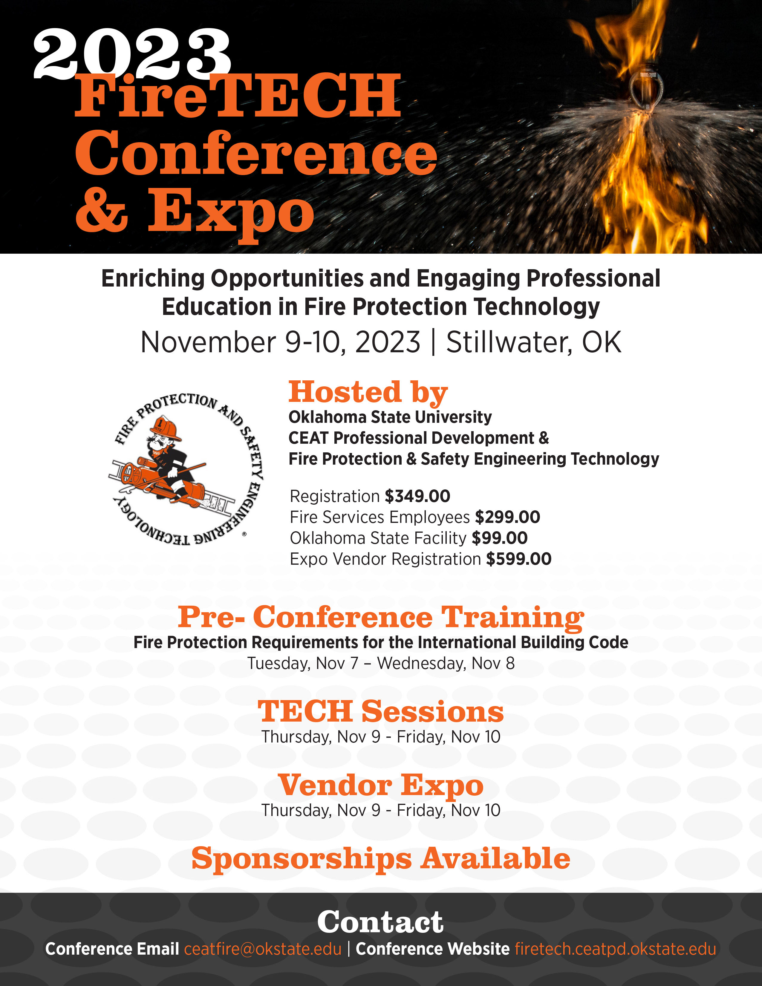 FireTECH Expo flyer