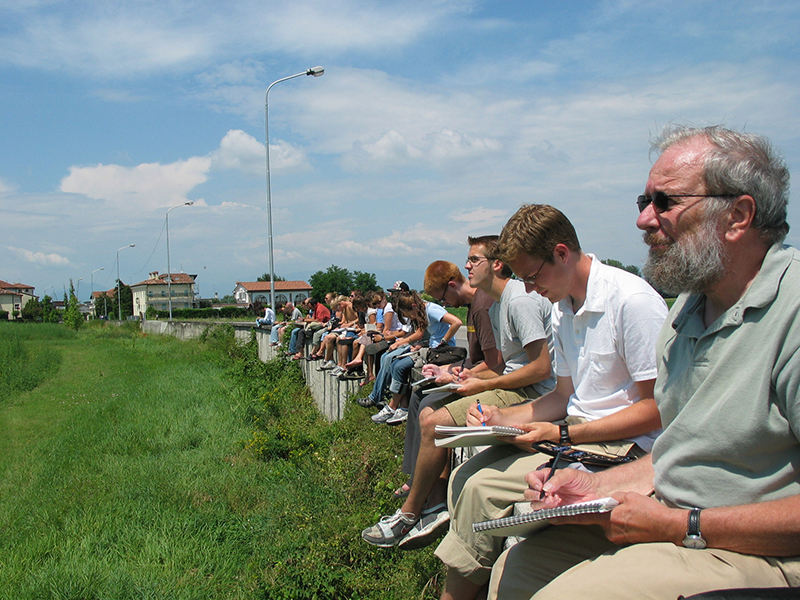 arch-travel-fund.jpg Students in the field taking notes