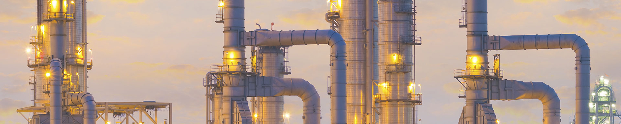 Refinery at sunst Refinery at sunst