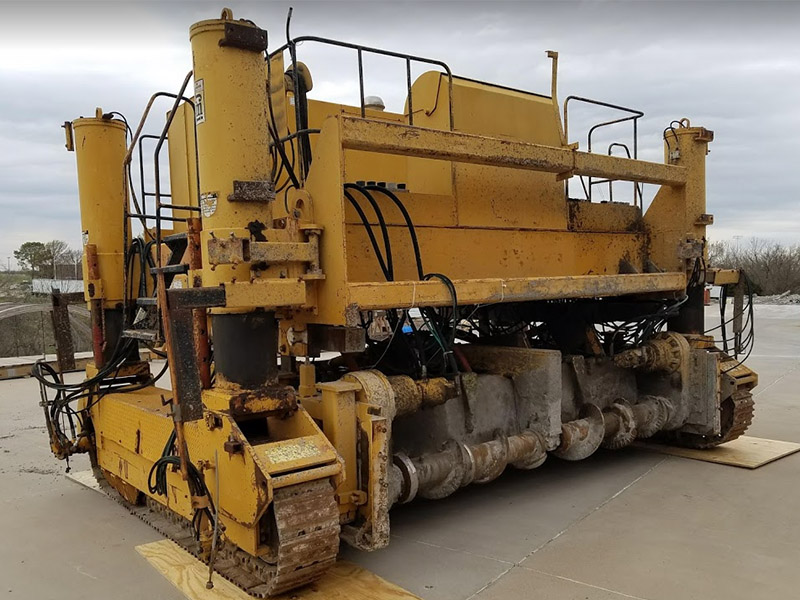 A Concrete Slip form Paver