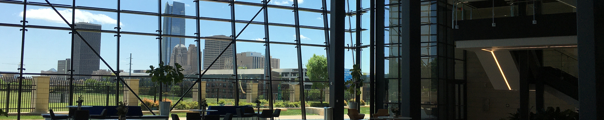 Interior of the Hamm Institute Interior of the Hamm Institute