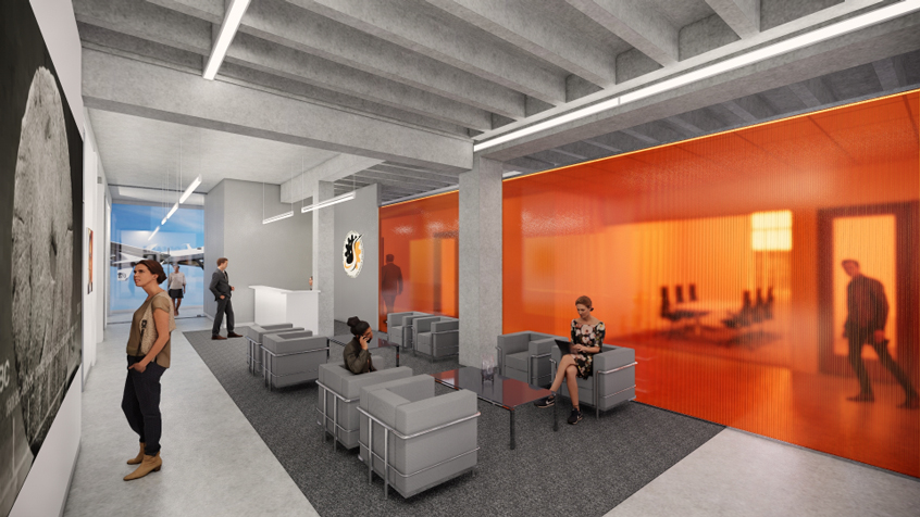 Entry way to the MAE offices 