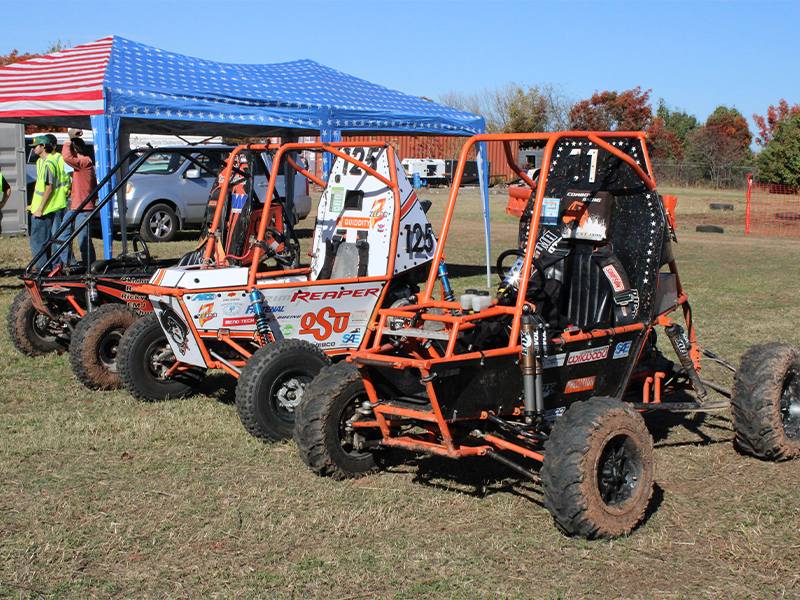 cowboy racing cars at Fall Frenzy